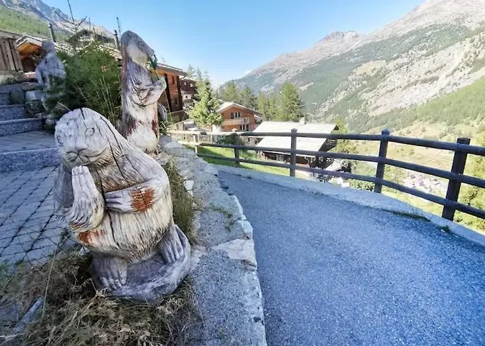 샬레 Entire With Private Sauna Saas Fee